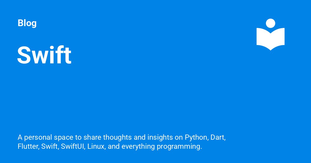 Swift blog